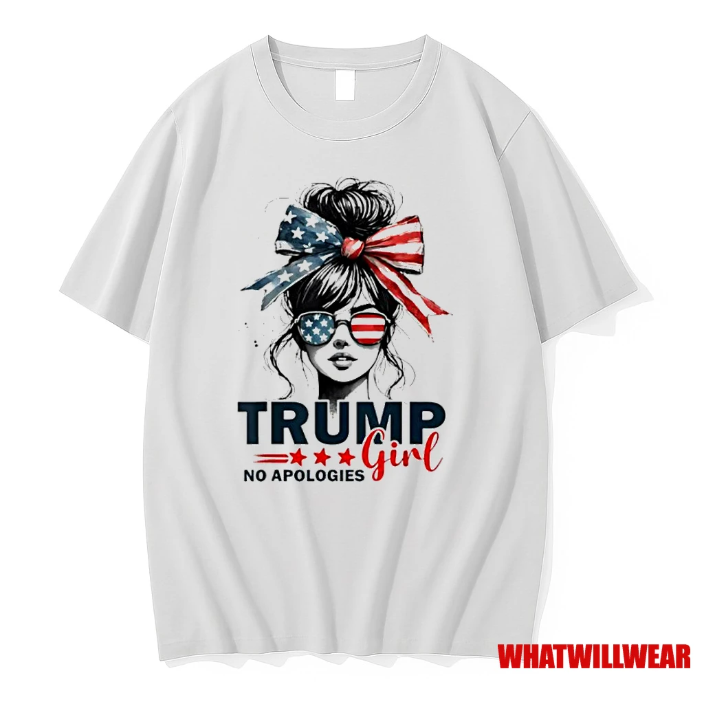 Trump Girl No Apologies Classic Shirts