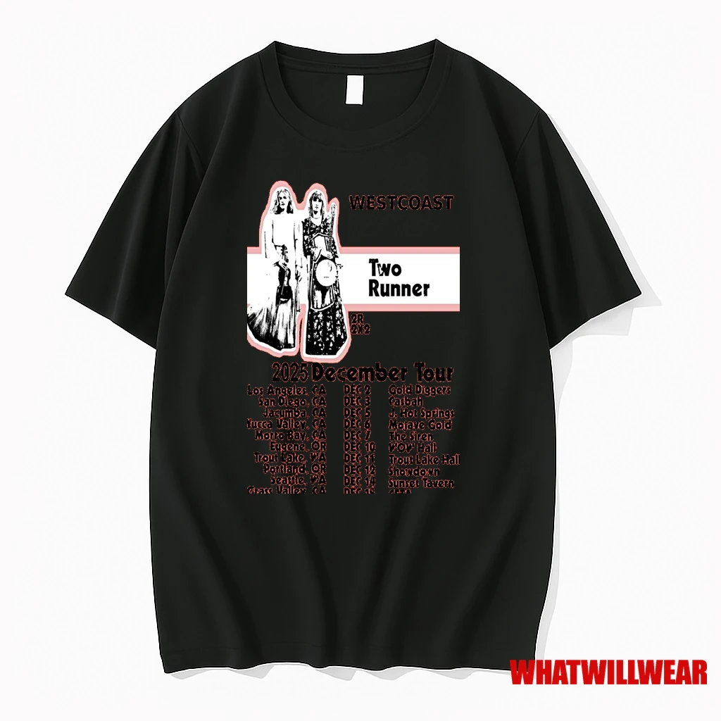 Two Runner West Coast Tour December 2025 Shirts