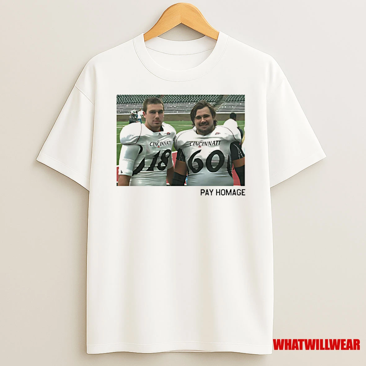 Uc Bearcats Kelce Brothers Pay Homage Classic Shirts