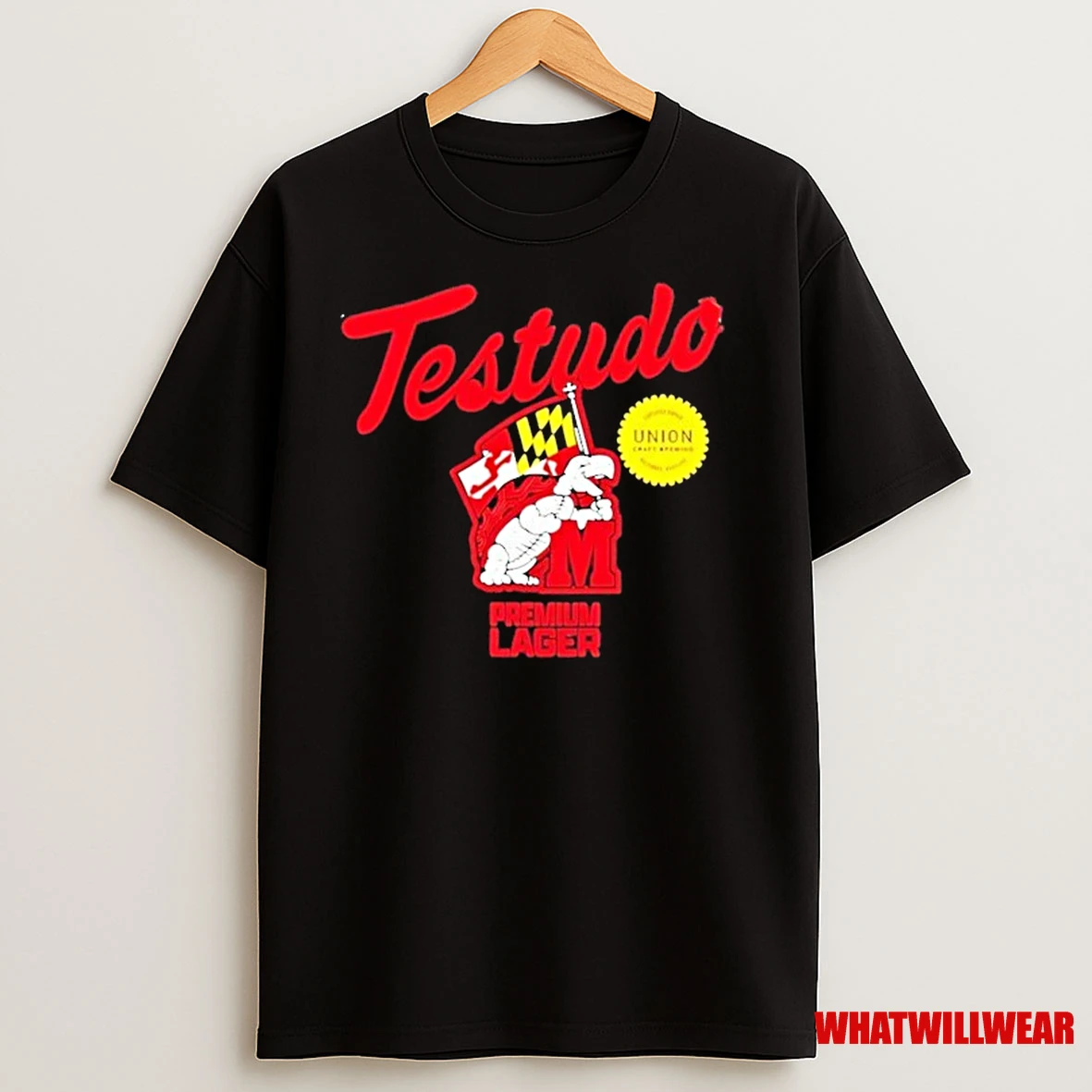 Union Craft Brewing And Maryland Terrapins Testudo Premium Lager Shirts