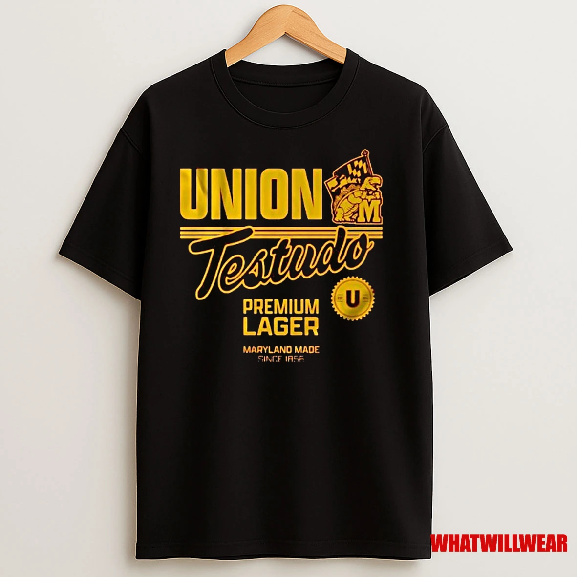 Union Craft Brewing Maryland Terrapins Testudo Premium Lager Shirts