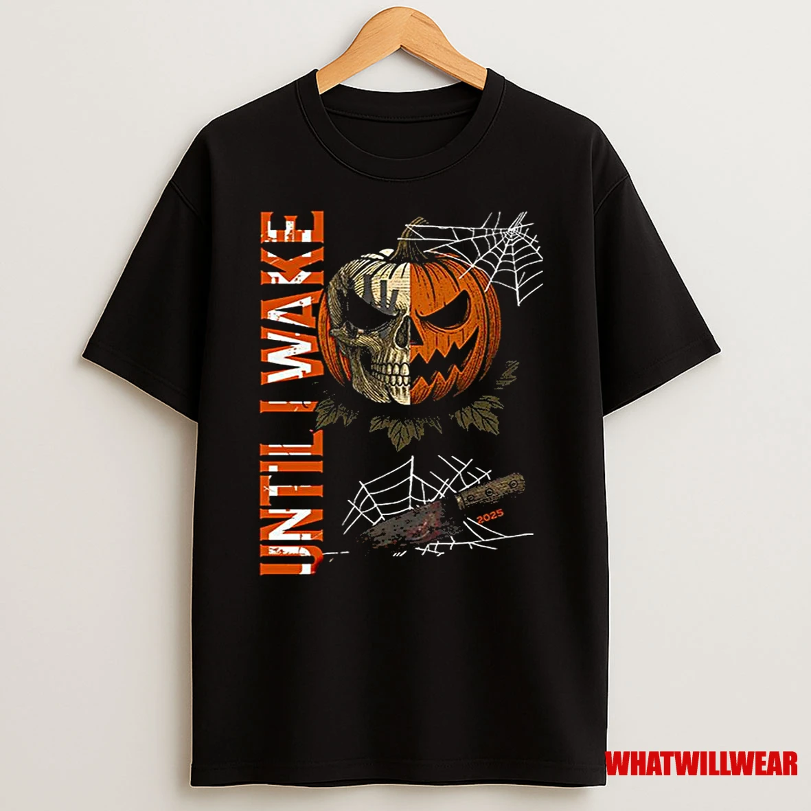 Until I Wake Pumpkin Skull Halloween 2025 Shirts