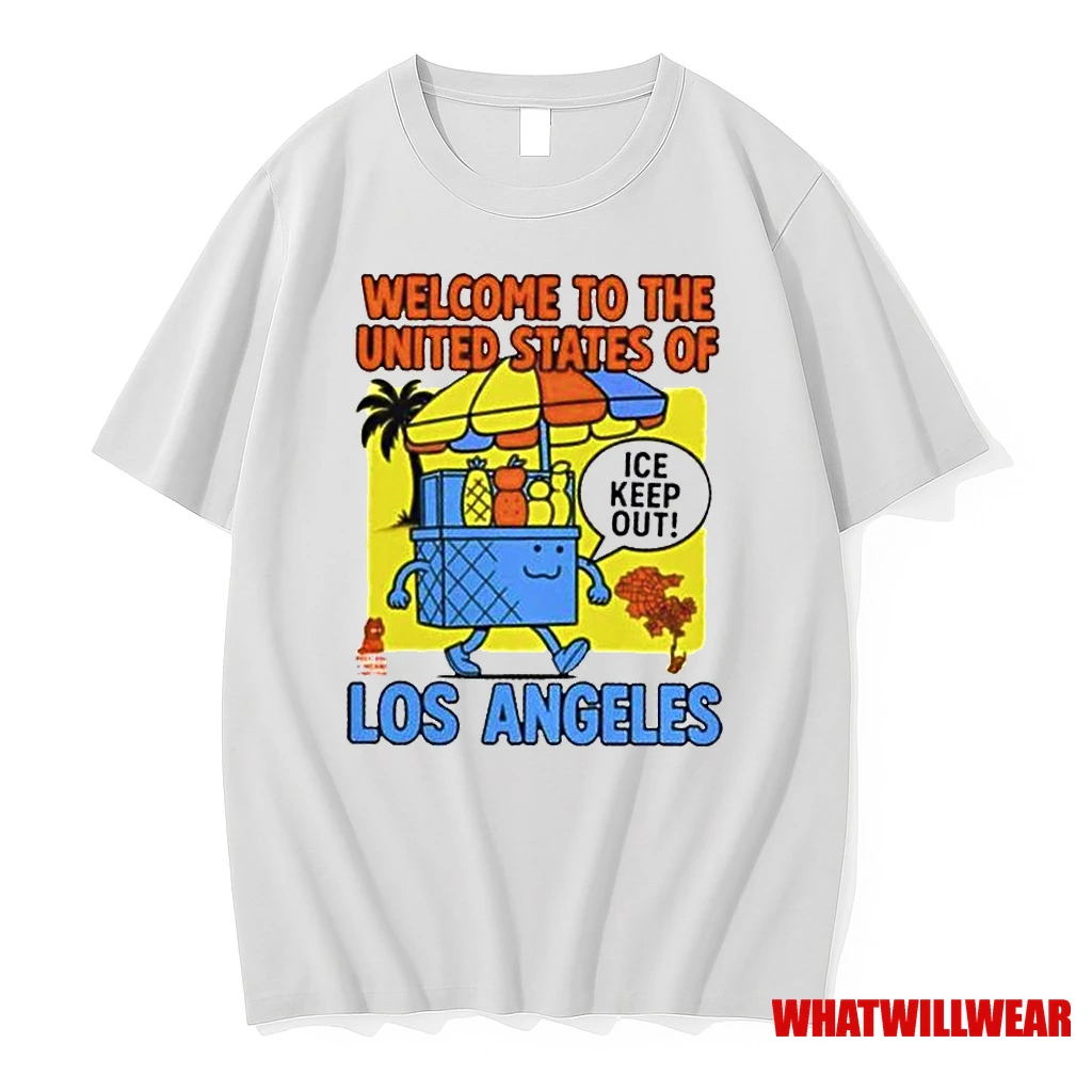 Welcome To The United States Of Ice Keep Out Los Angeles Classic Shirts