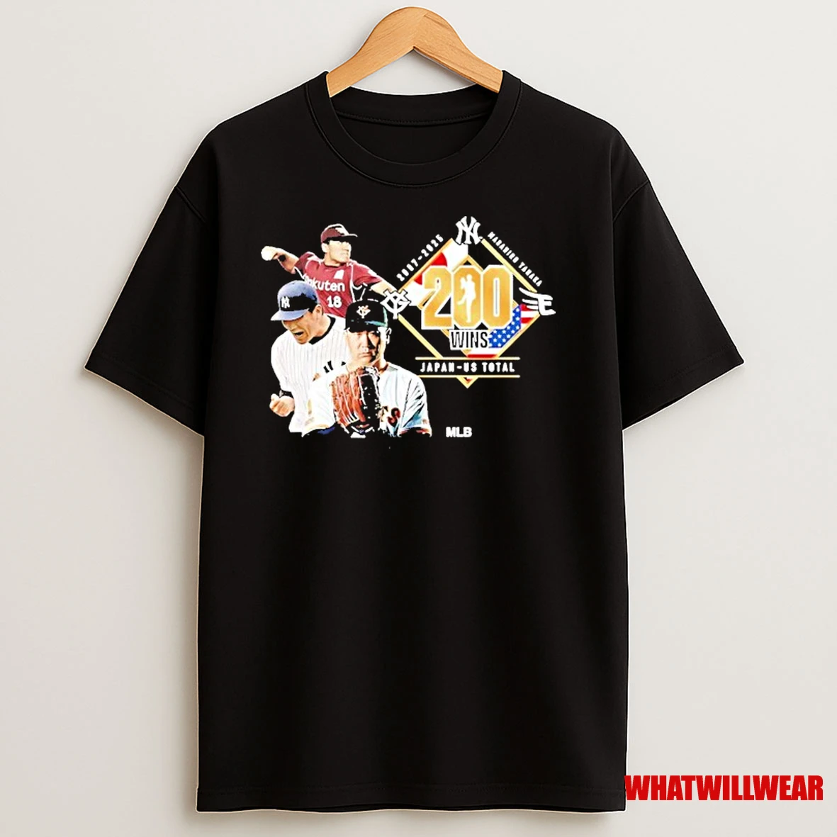 Yomiuri Masahiro 200 Wins 2007 2025 Japan Us Total Graphic Shirts