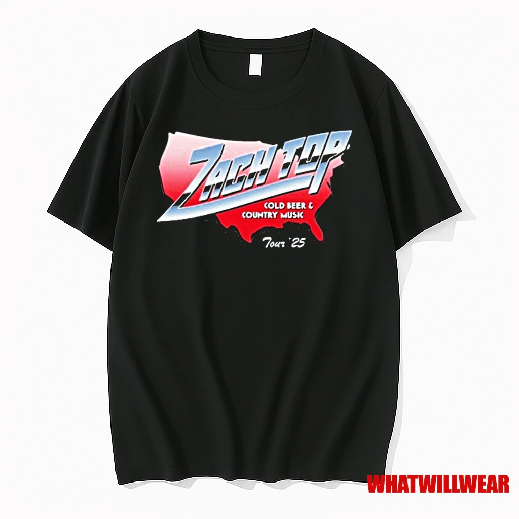 Zach Top Cold Beer And Country Music Usa Tour Shirts