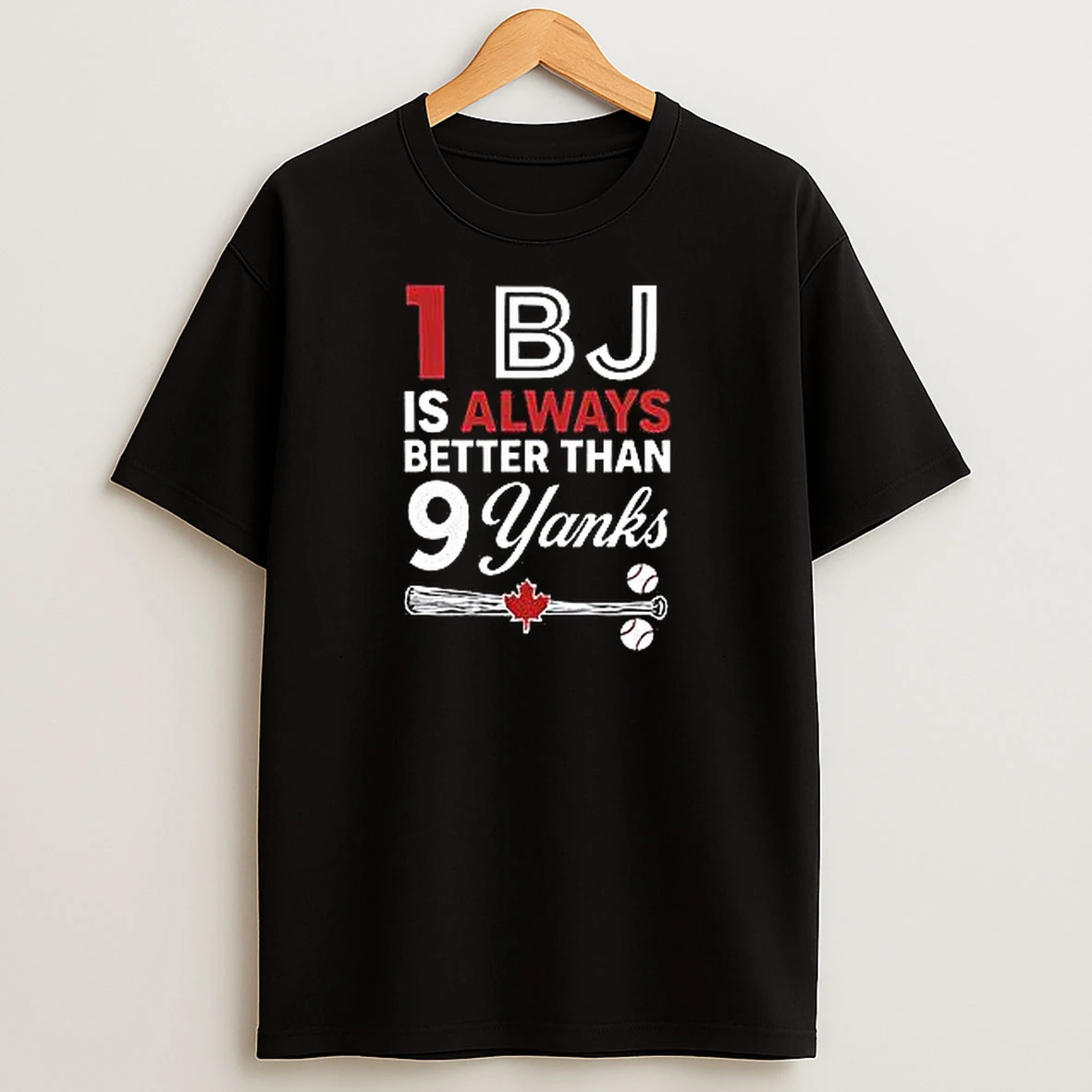1 Bj Is Always Better Than 9 Yanks Mlb T Shirts