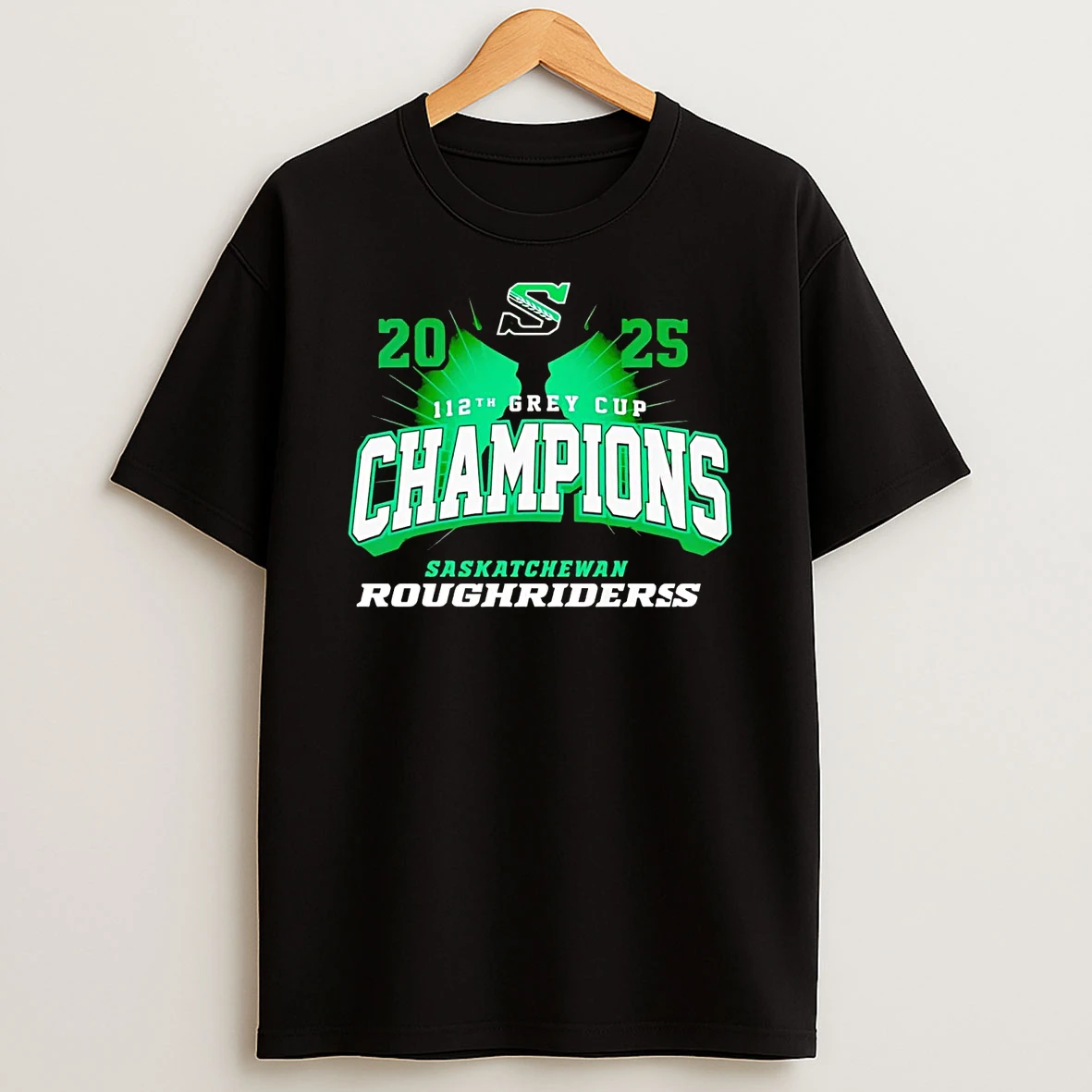 112th Grey Cup Champions 2025 Saskatchewan Roughriders Shirts