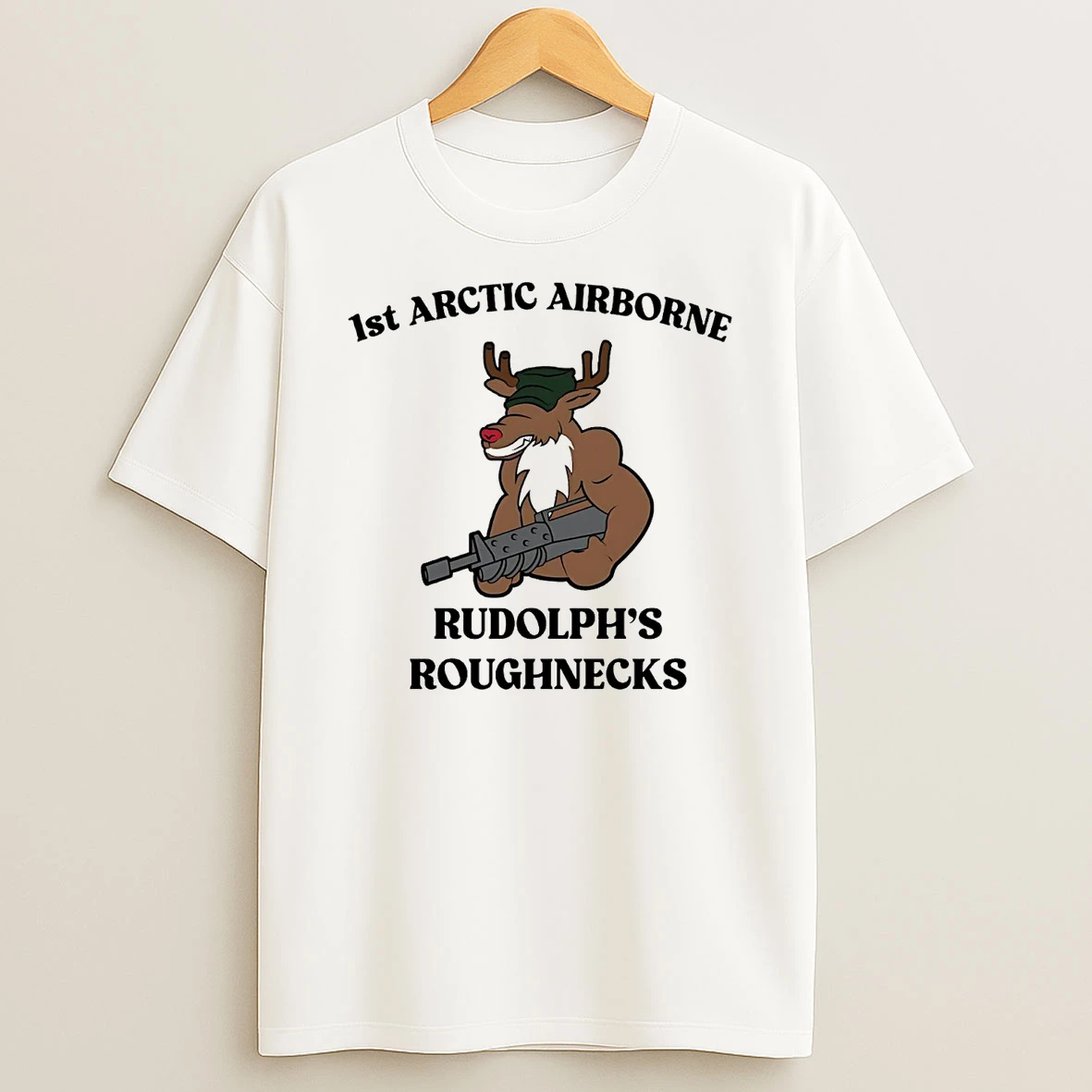 1st Arctic Airborne Rudolphs Roughnecks Shirts