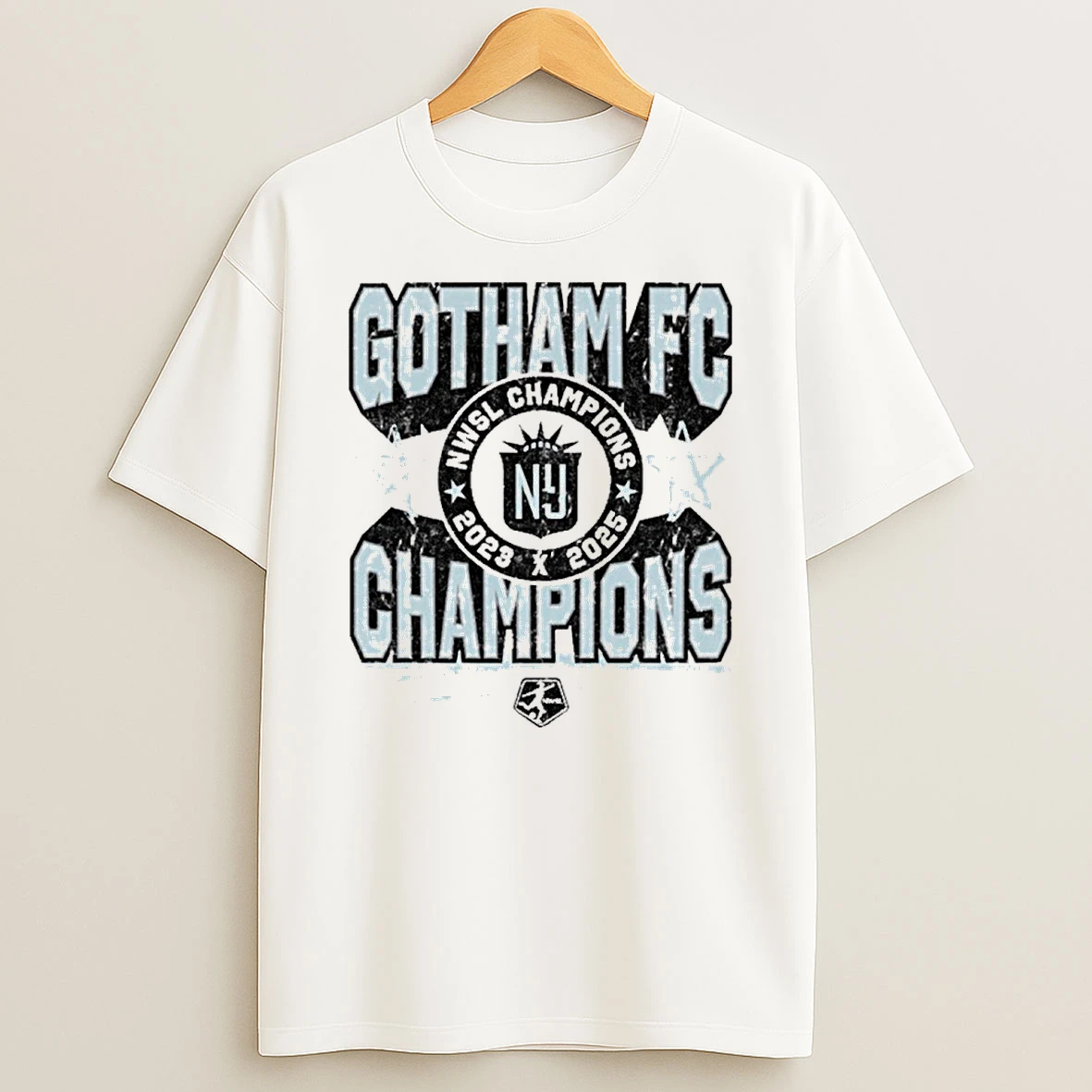 2023 2025 Nwsl Champions Gotham Fc Logo Shirts