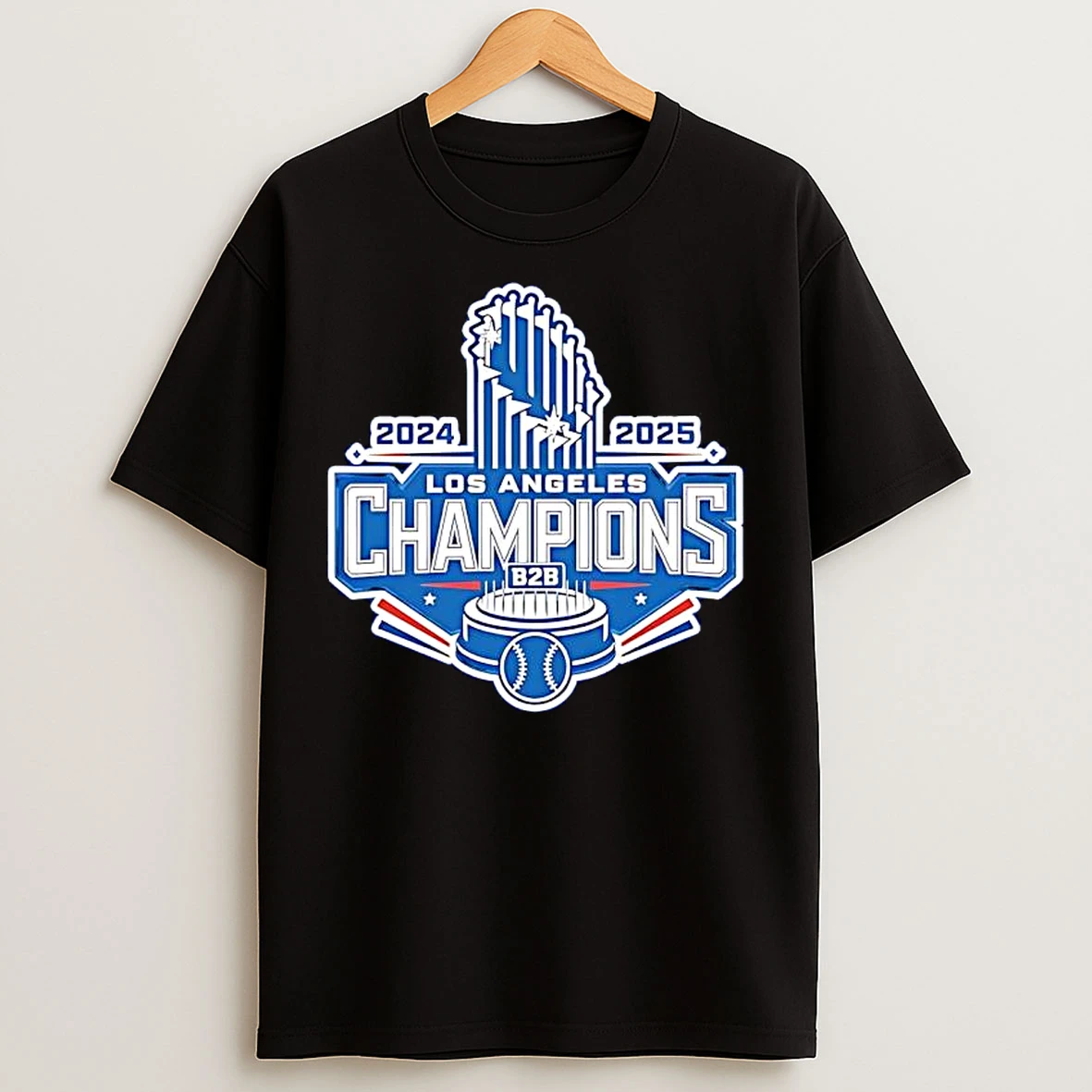 2024 2025 B2b Champions La Dodgers Finals Cup T Shirts