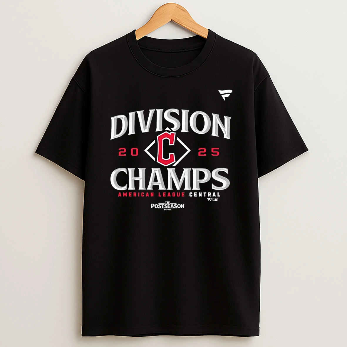 2025 Al Central Division Champions Cleveland Guardians Baseball Shirts