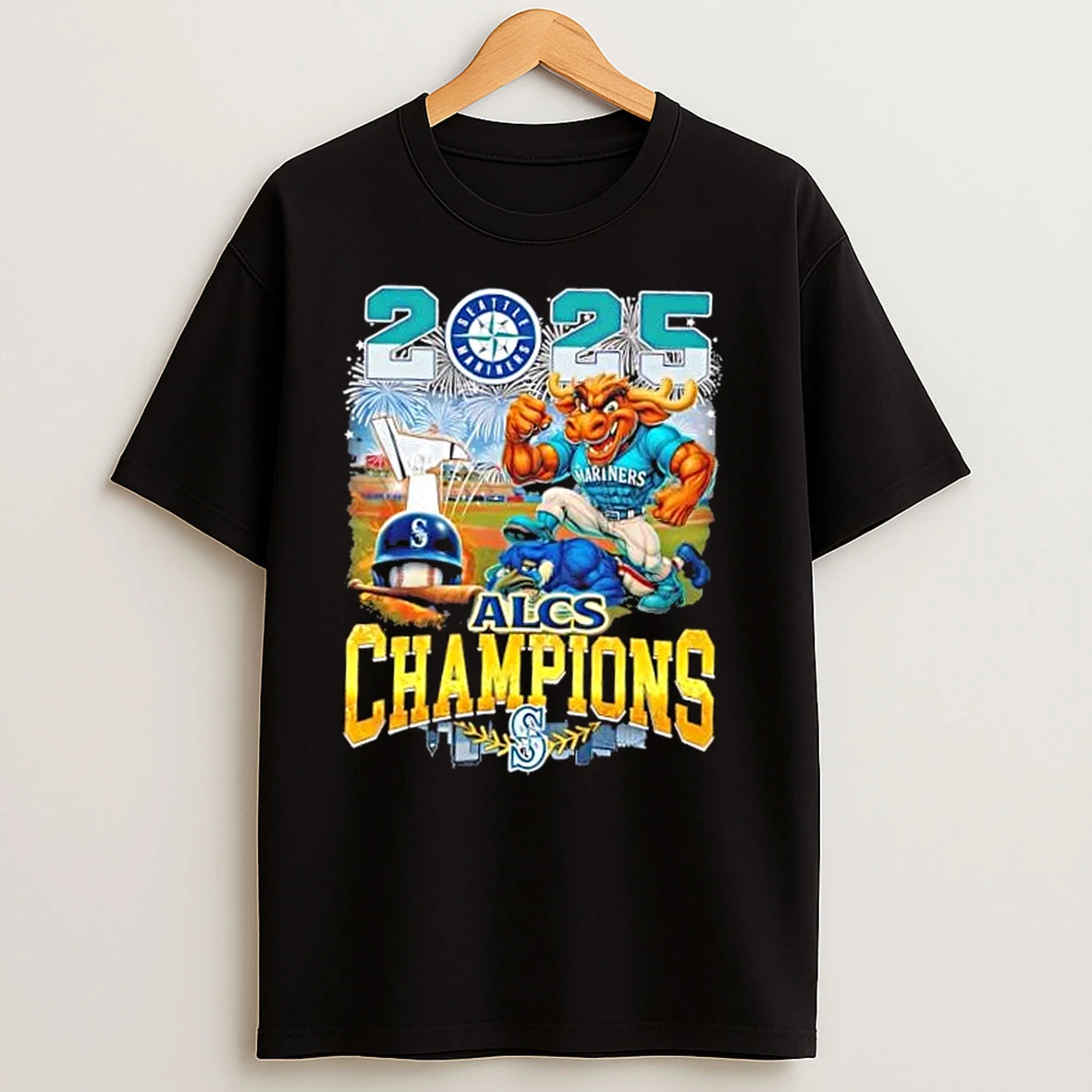2025 Alcs Champions Seattle Mariners Win Toronto Blue Jay Lose T Shirts