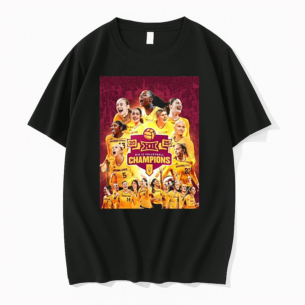 2025 Back To Back Big 12 Conference Arizona Sun Devil Volleyball Shirts