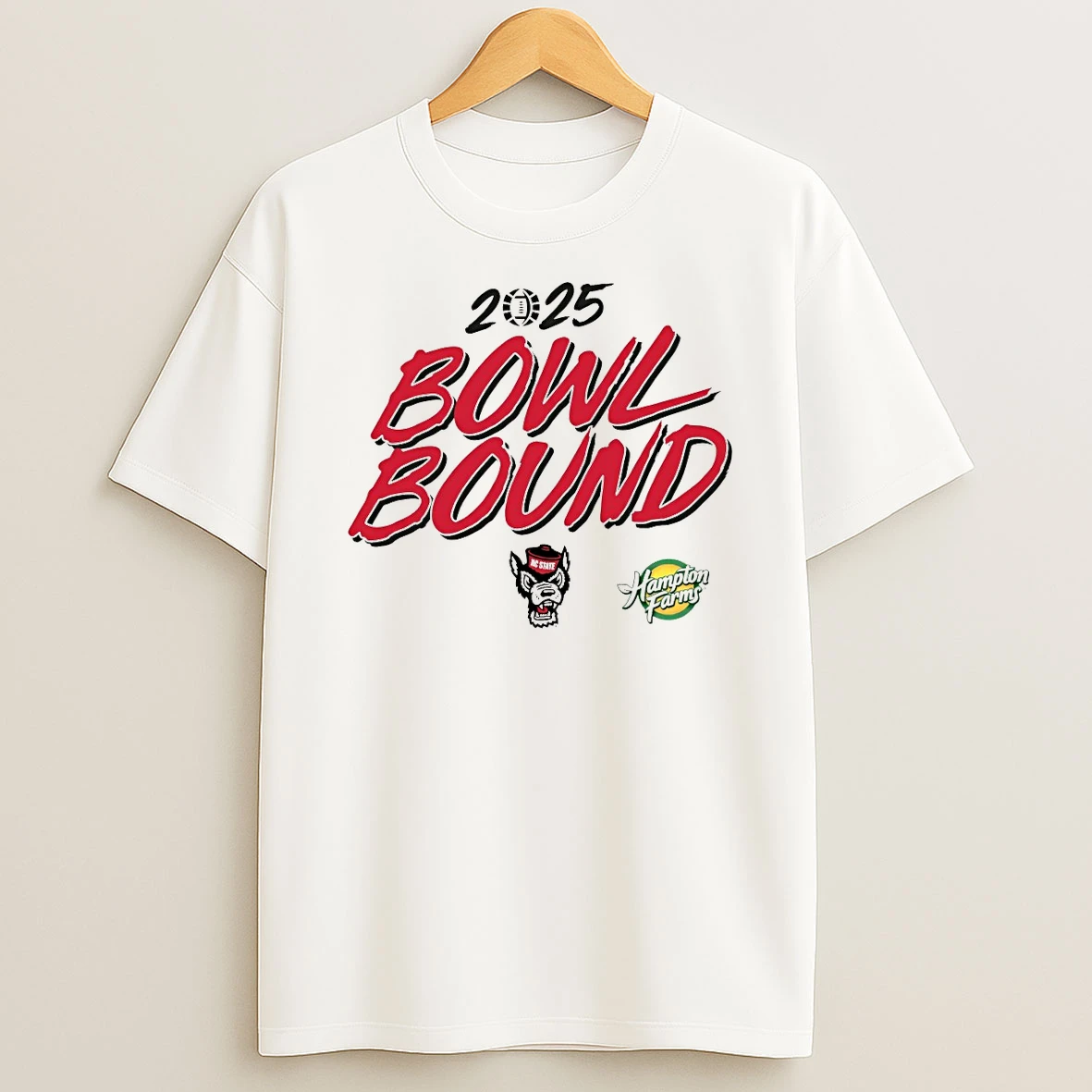 2025 Bowl Bound North Carolina State Wolfpack Hampton Farms Shirts
