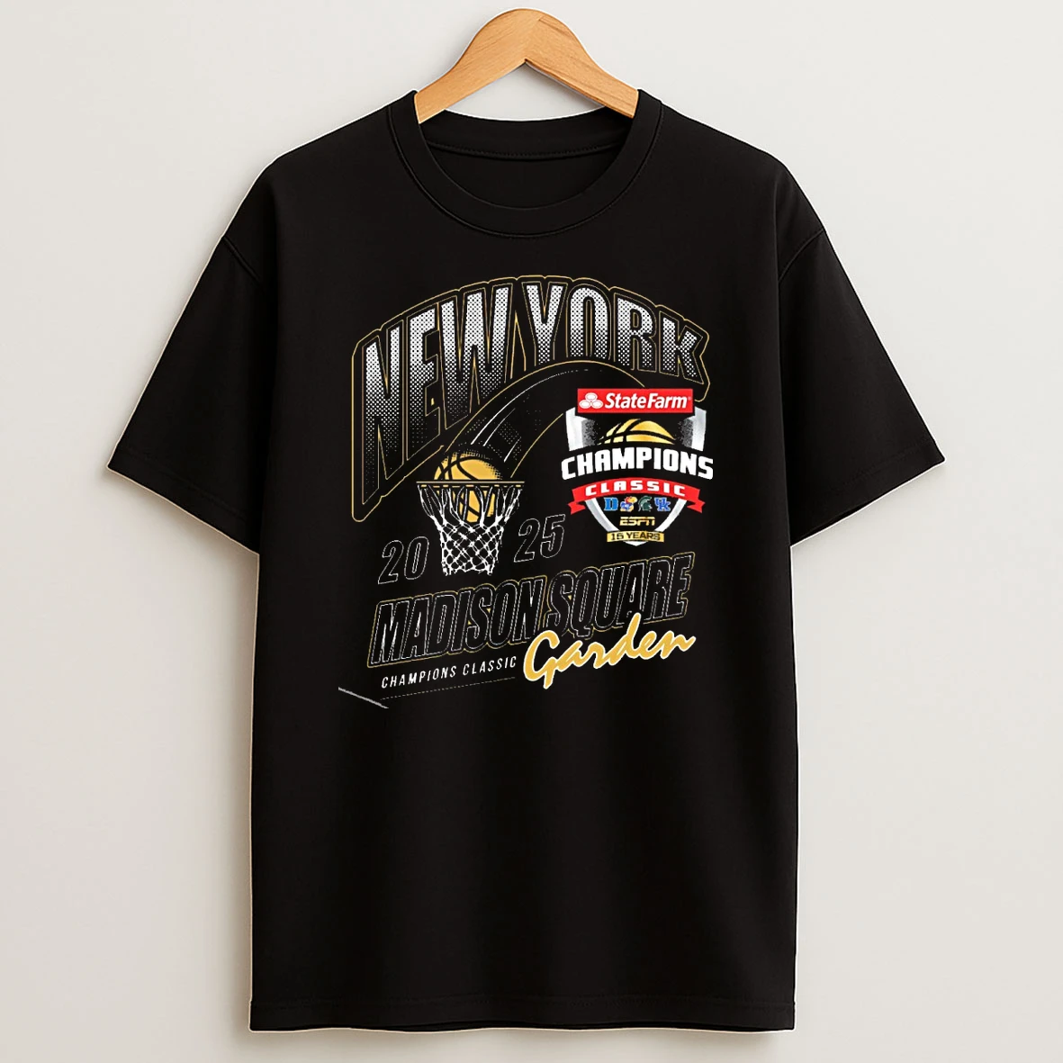 2025 Champions Classic Garden Espn 15 Years New York Madison Square Shirts