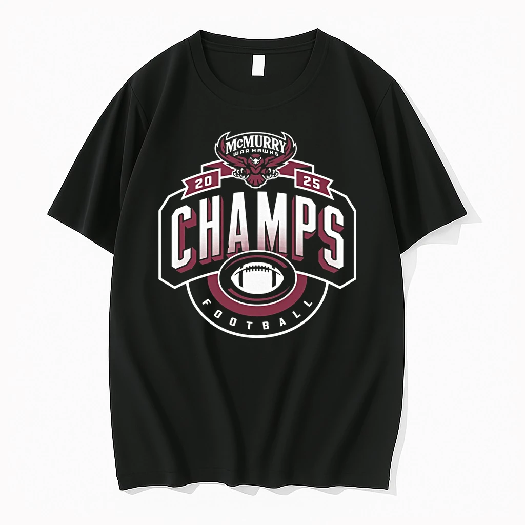 2025 Champs Mcmurry Football Logo Shirts