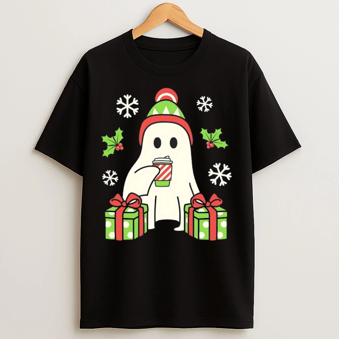 2025 Christmas Ghost T Shirts