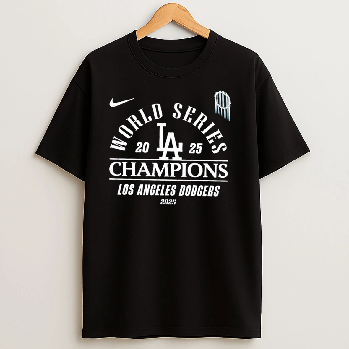 2025 Los Angeles Dodgers Back To Back World Series Champions 2 Sided T Shirts
