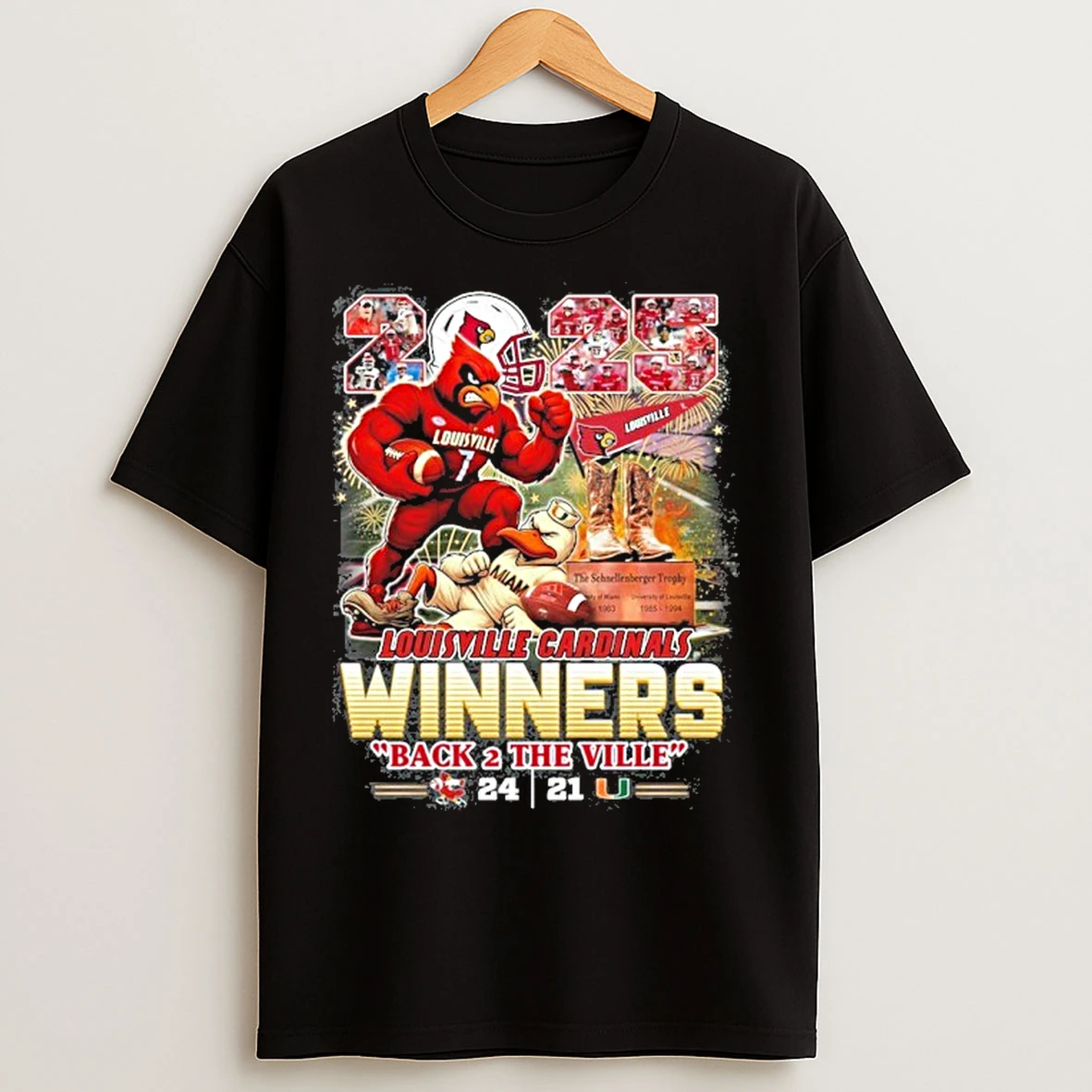 2025 Louisville Cardinals Winners Back 2 The Veil T Shirts