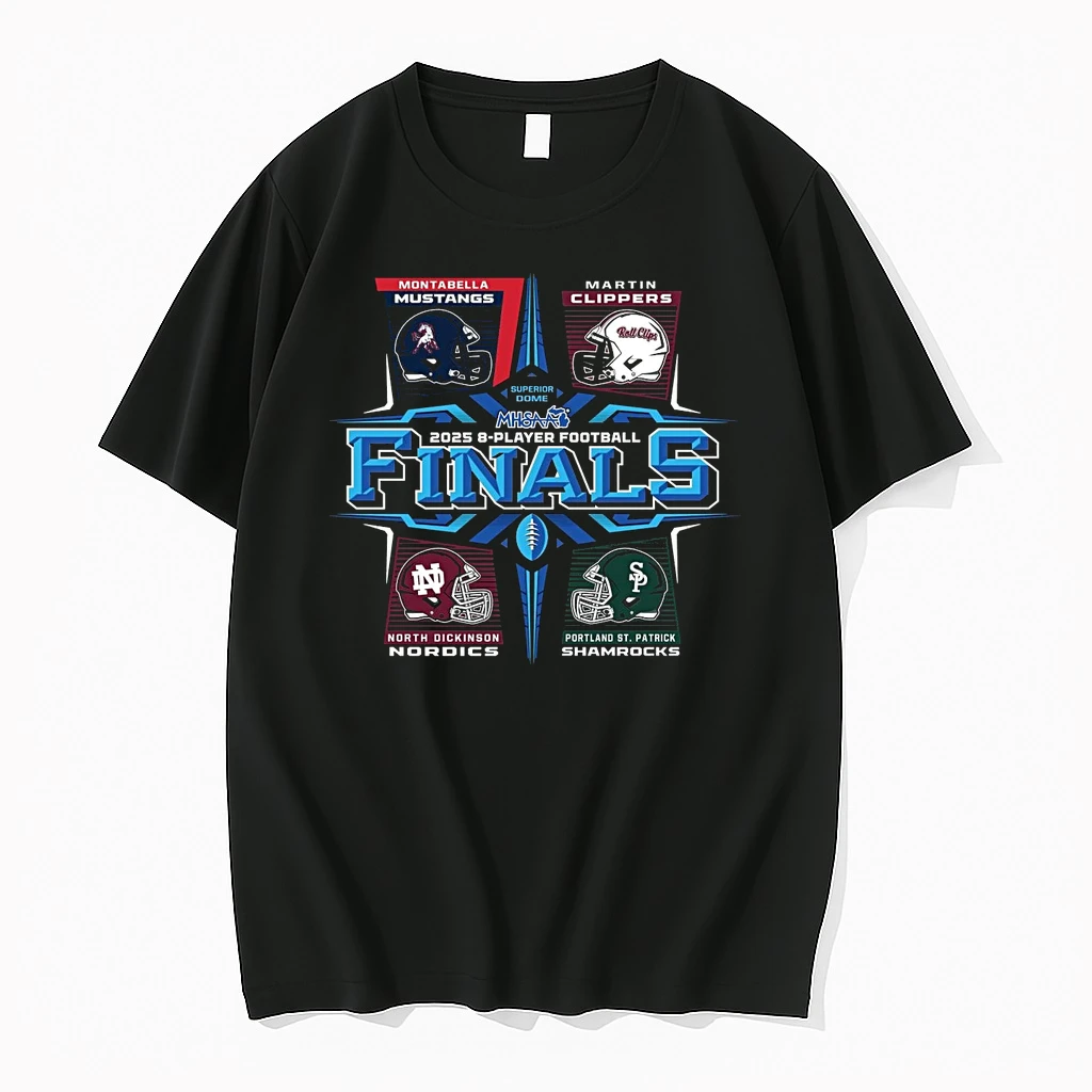2025 Mhsaa 8 Player Football Championships 4 Teams Shirts