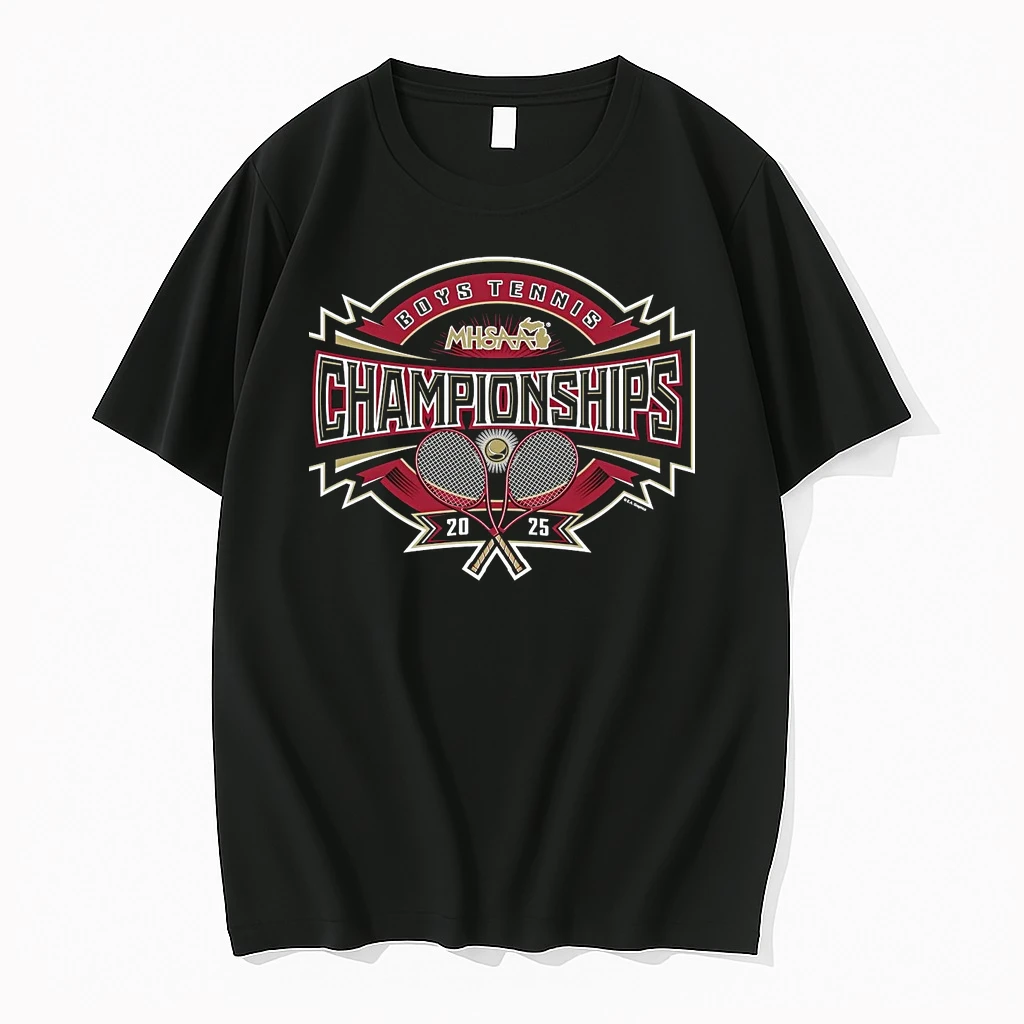 2025 Mhsaa Boys Tennis Championships Shirts