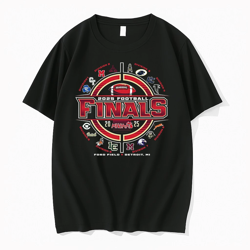 2025 Mhsaa Football Championships Teams Division 1 8 Ford Field Detroit Mi Shirts