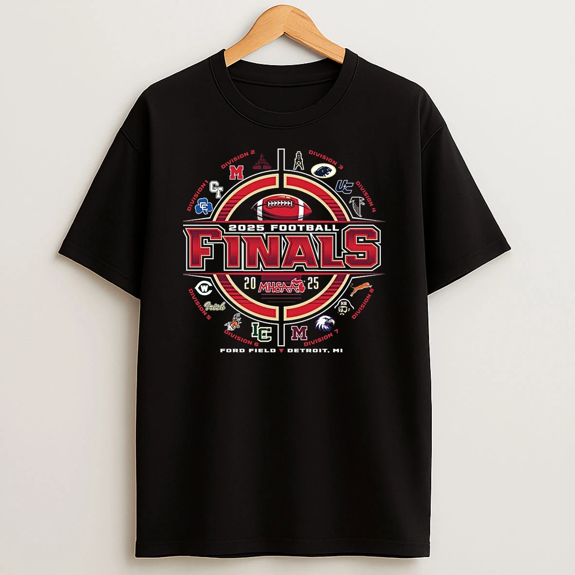 2025 Mhsaa Football Championships Teams Shirts