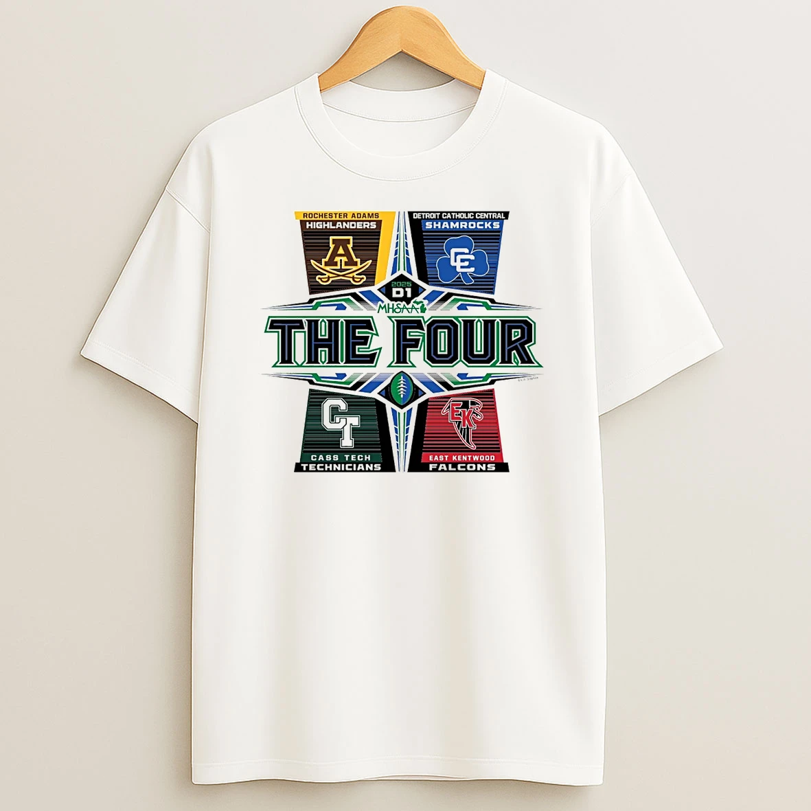 2025 Mhsaa Football D1 The Four Shirts