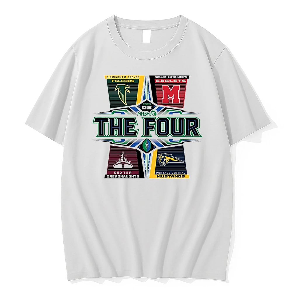 2025 Mhsaa Football D2 The Four Shirts