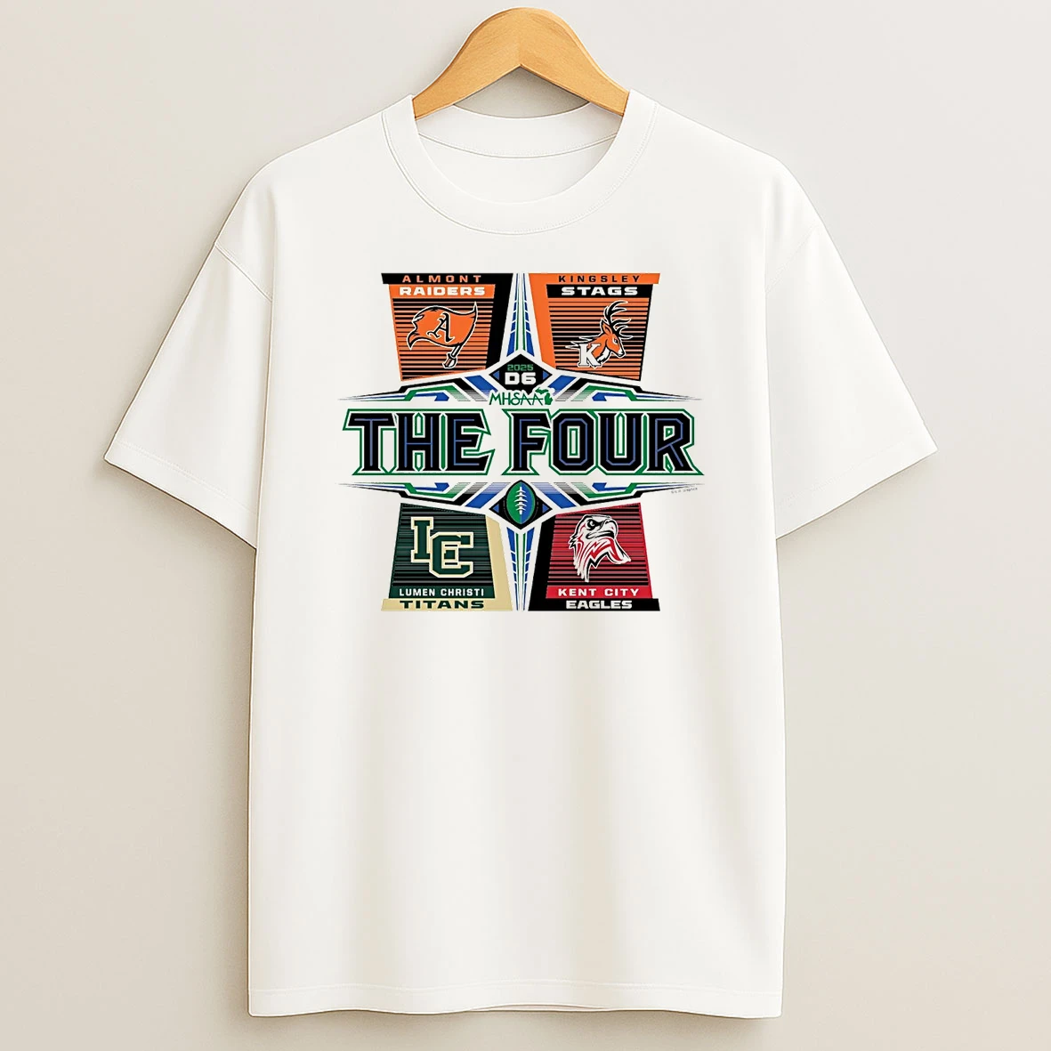 2025 Mhsaa Football D6 The Four Shirts