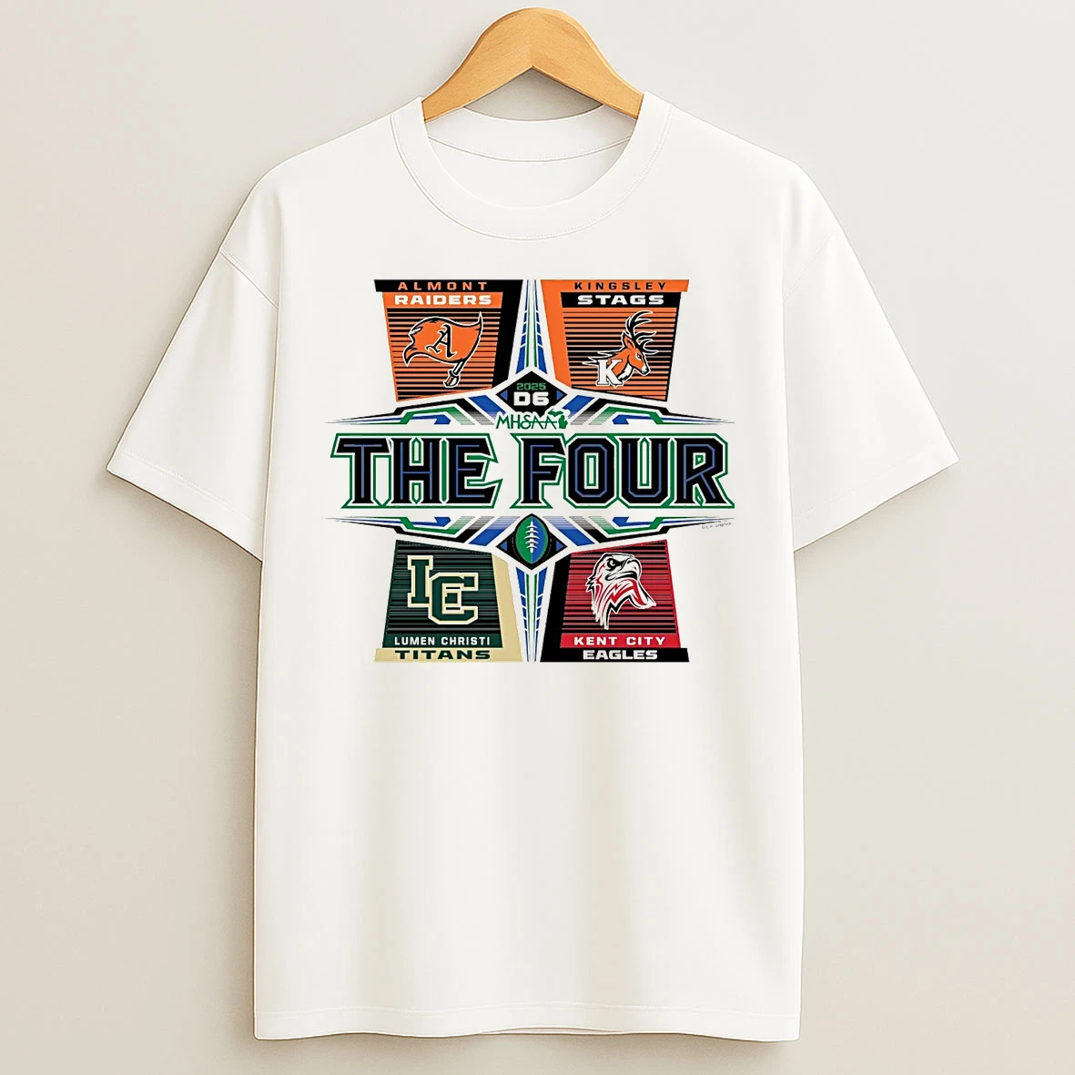2025 Mhsaa Football D6 The Four T Shirts