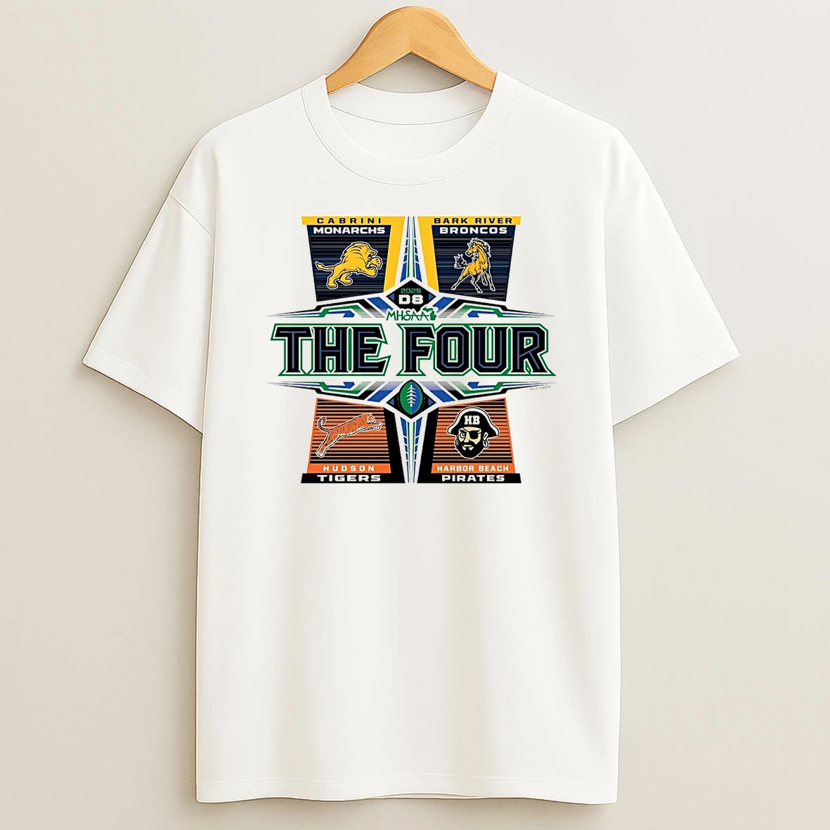 2025 Mhsaa Football D8 The Four Shirts
