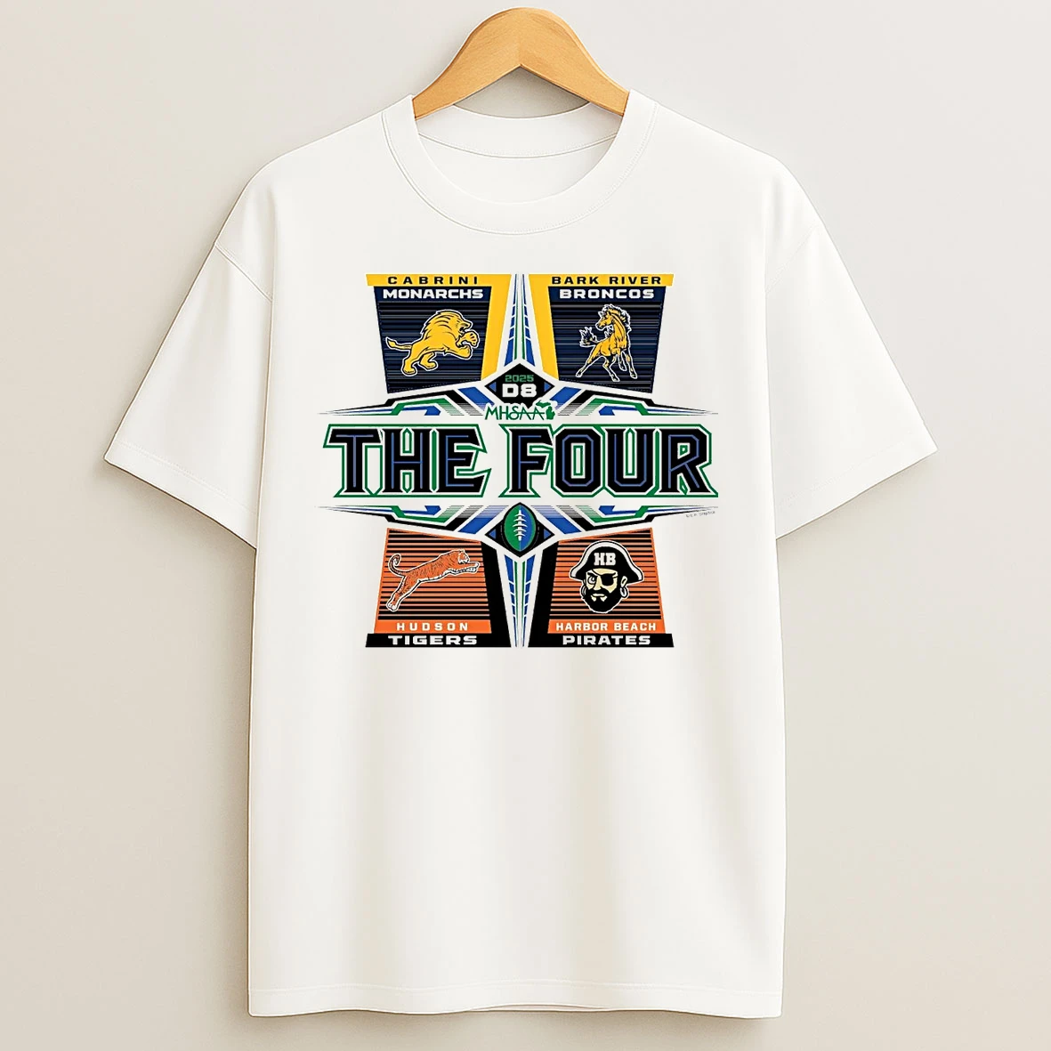 2025 Mhsaa Football D8 The Four T Shirts