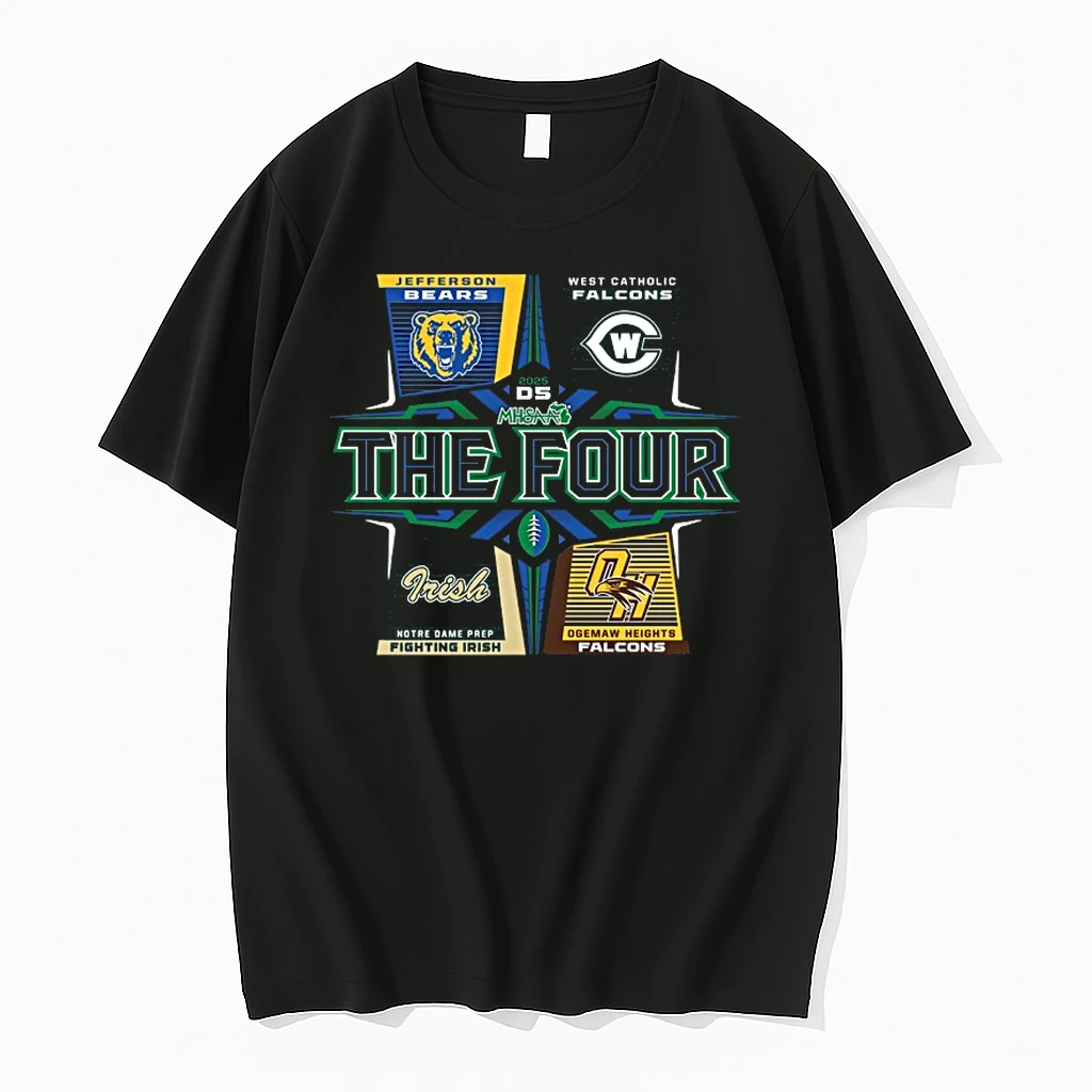 2025 Mhsaa Football Division 5 The Four Shirts