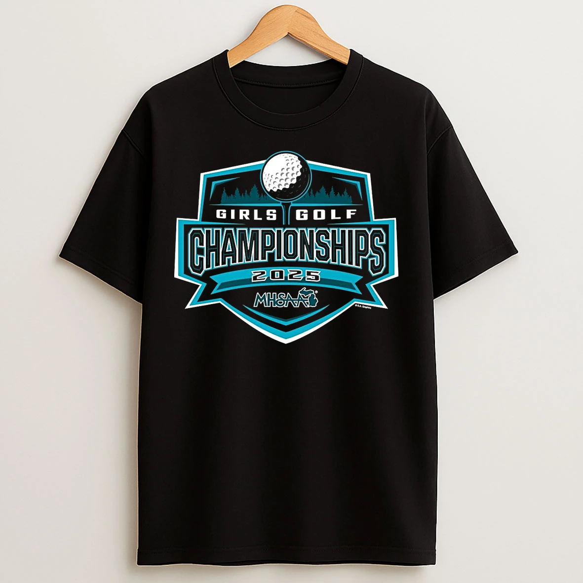 2025 Mhsaa Girls Golf Championships T Shirts