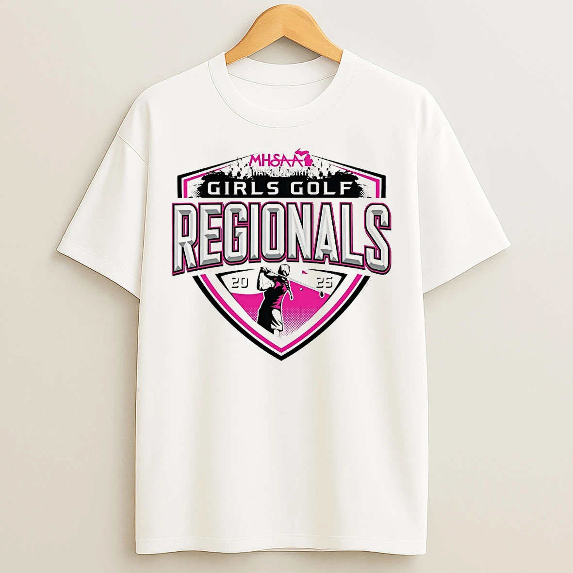 2025 Mhsaa Girls Golf Regionals T Shirts
