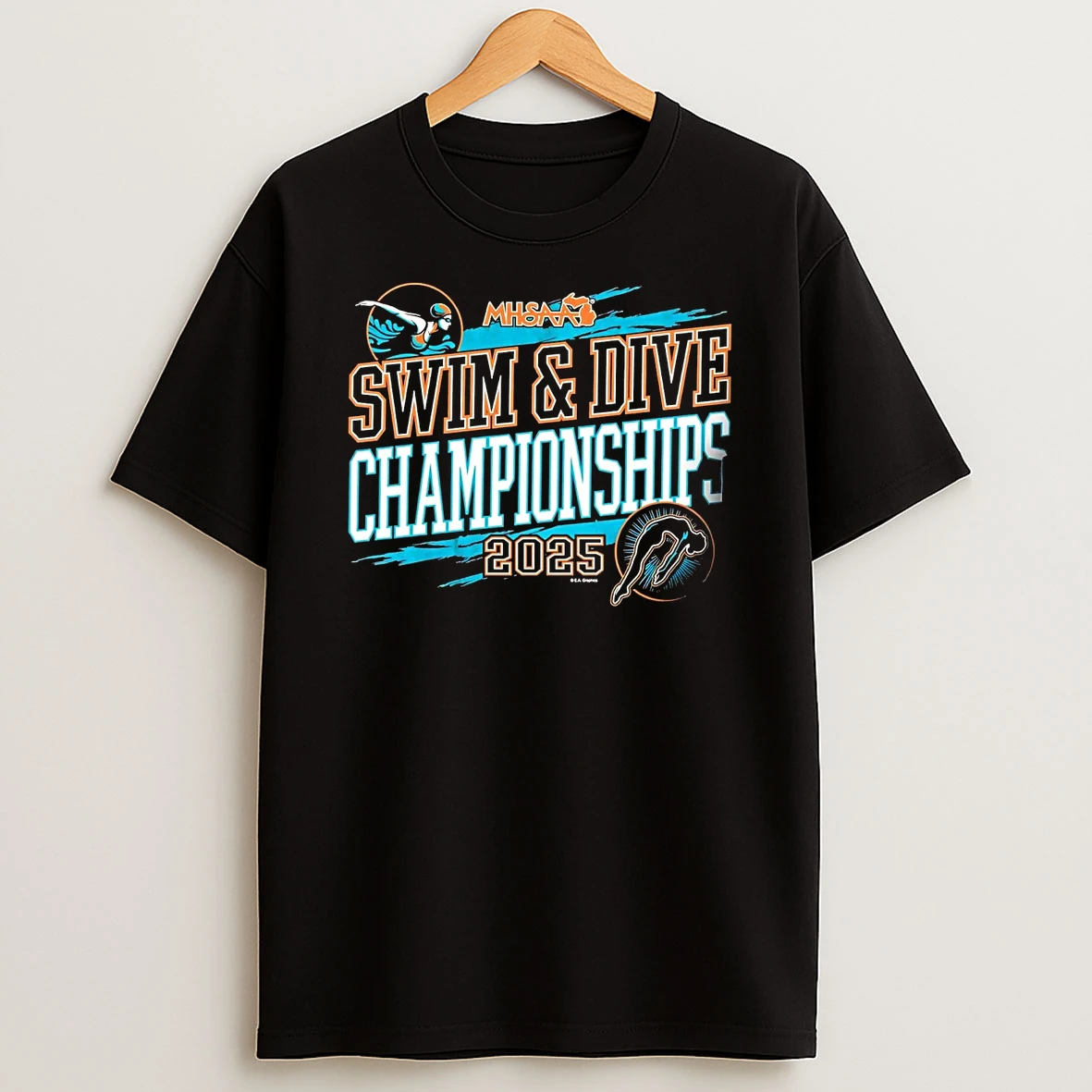 2025 Mhsaa Swim And Dive Championships Shirts