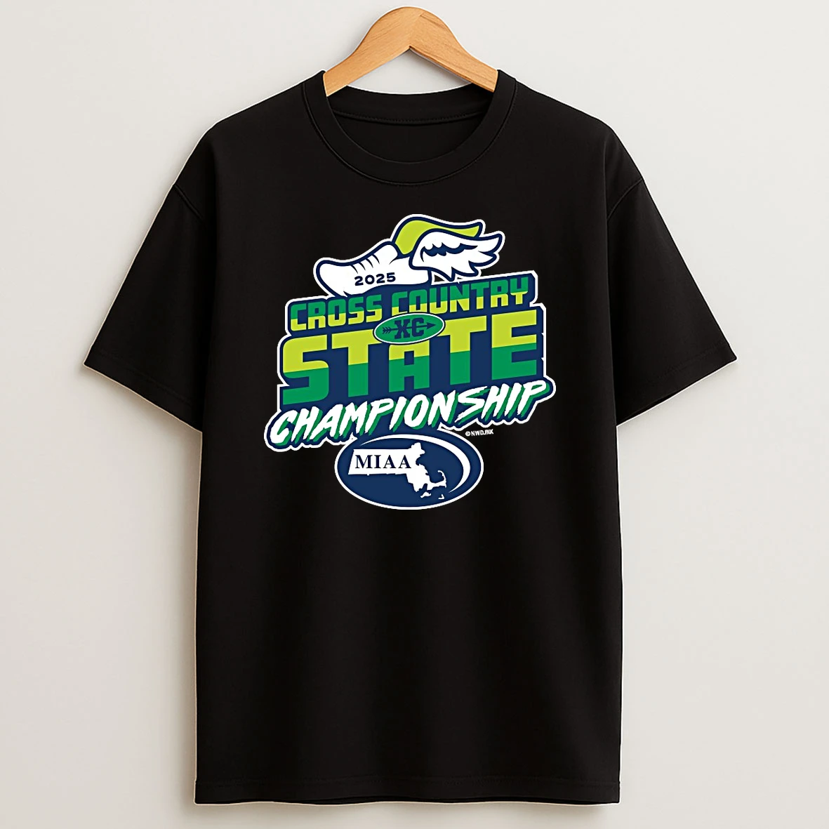 2025 Miaa Cross Country State Championship Logo Shirts