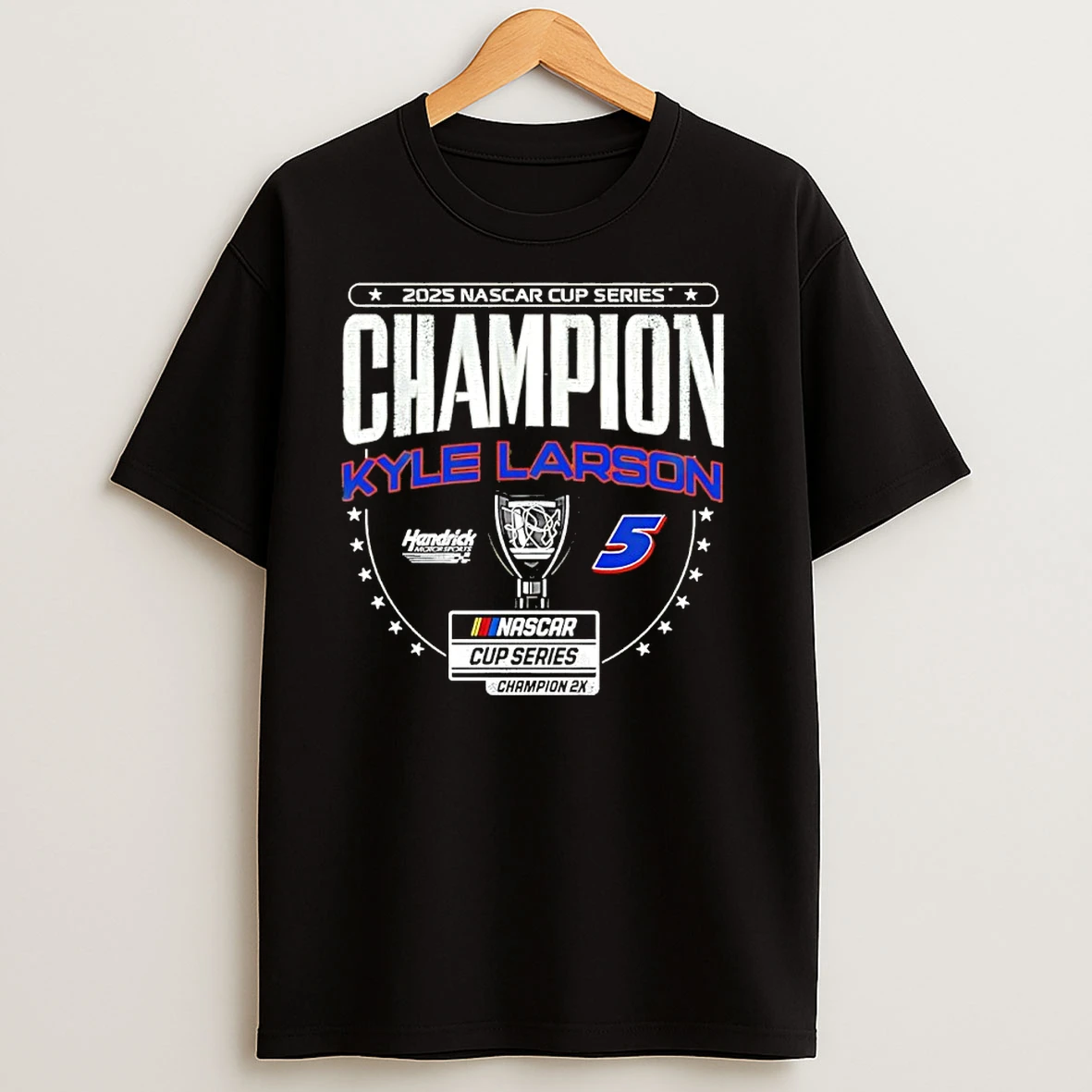 2025 Nascar Cup Series 2x Champion Kyle Larson 5 T Shirts