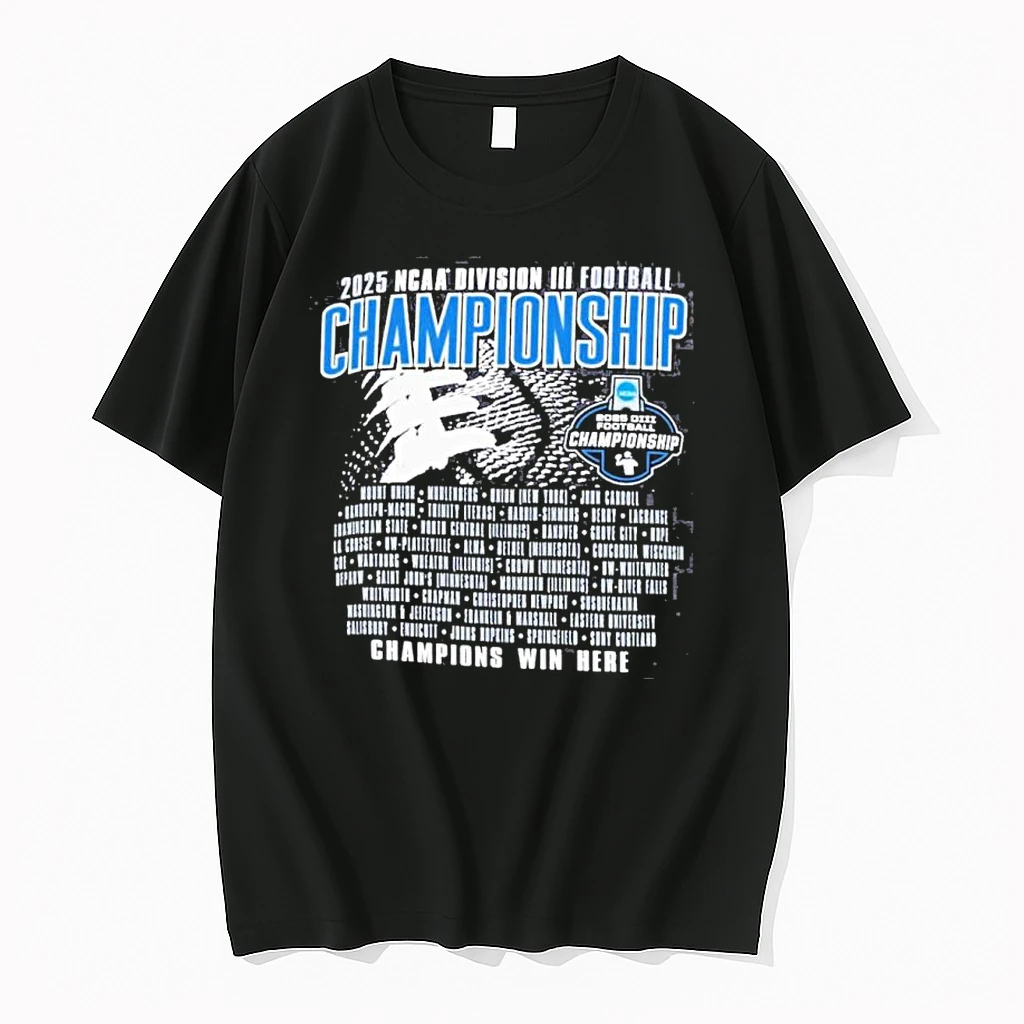 2025 Ncaa Diii Football Championship Shirts