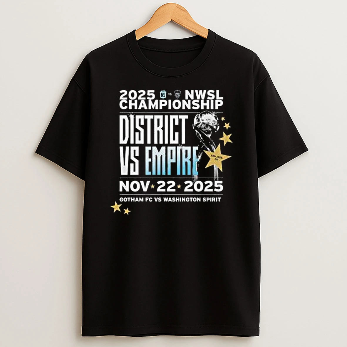 2025 Nwsl Championship District Vs Empire November 22 2025 Gotham Fc Vs Washington Spirit Shirts