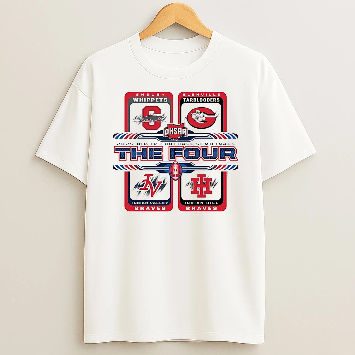 2025 Ohsaa Football D4 The Four Teams Shirts