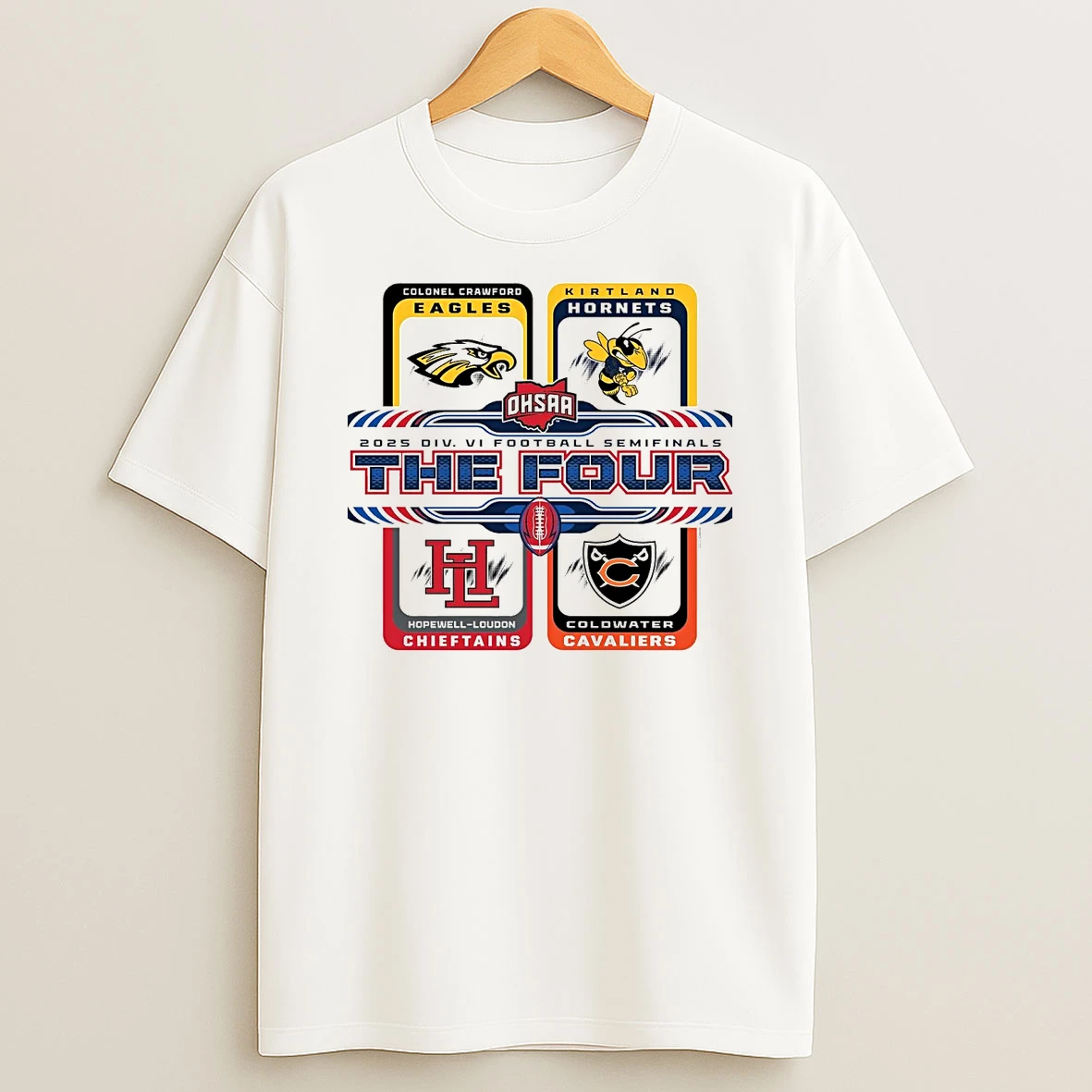 2025 Ohsaa Football D6 The Four Teams Shirts