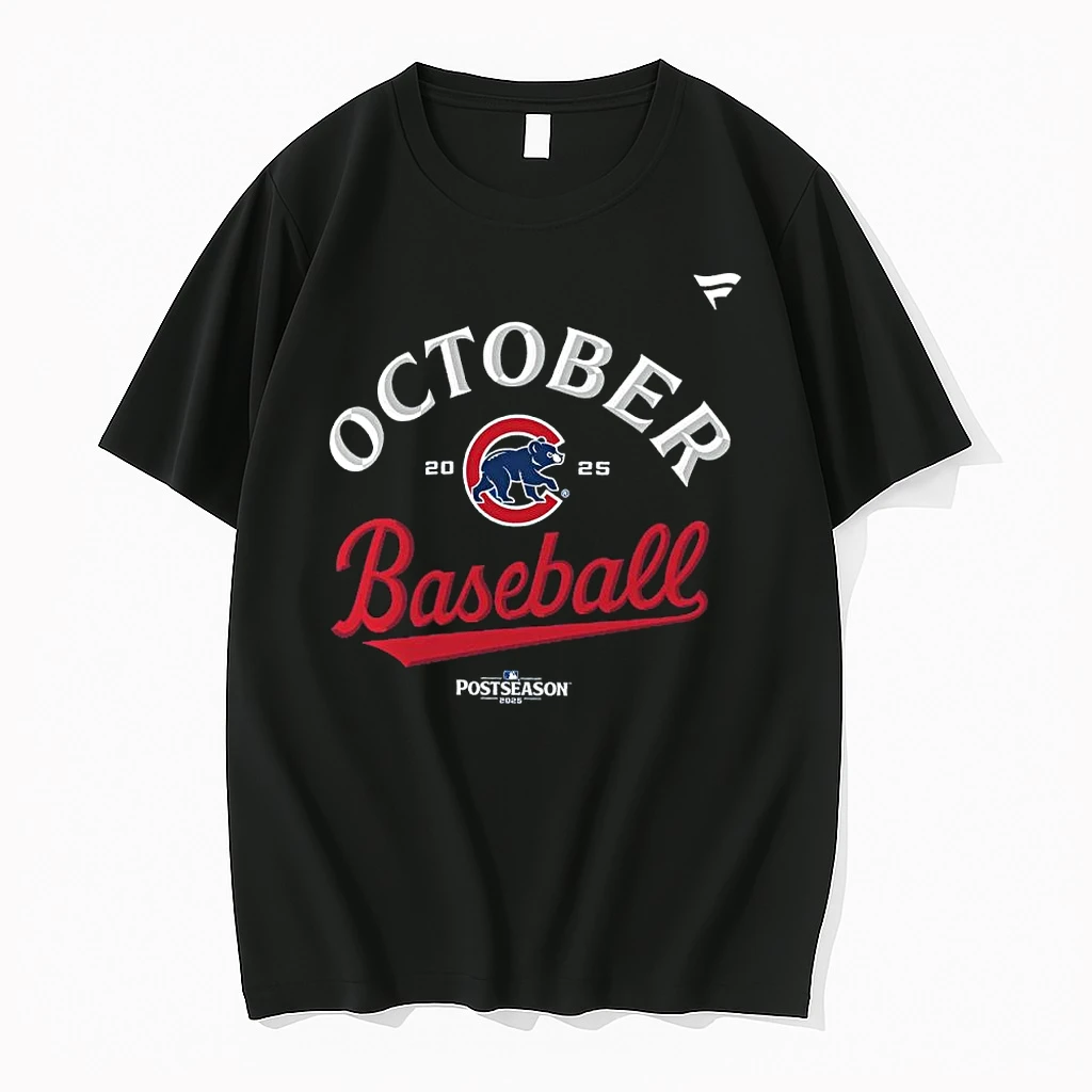 2025 October Baseball Cubs Postseason Shirts