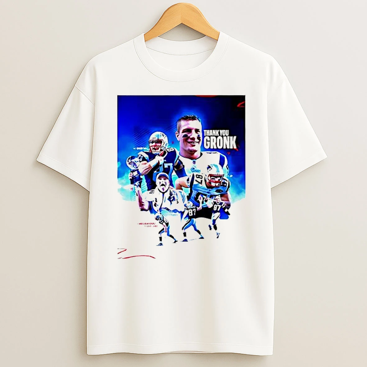2025 Patriot Thank You Gronk Graphic Shirts