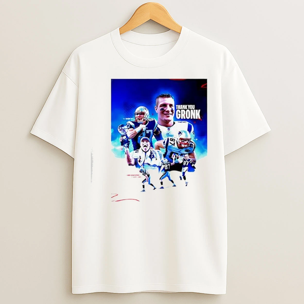 2025 Patriot Thank You Gronk Graphic T Shirts