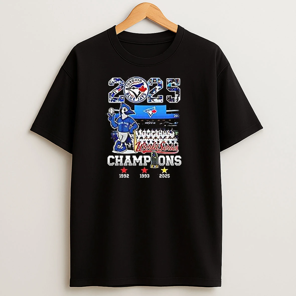 2025 Toronto Blue Jays World Series Champions Mascot T Shirts
