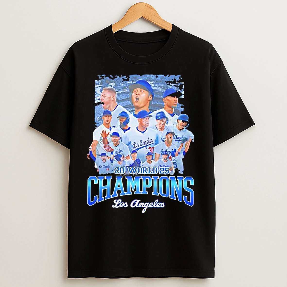 2025 World Champions Los Angeles Vintage T Shirts