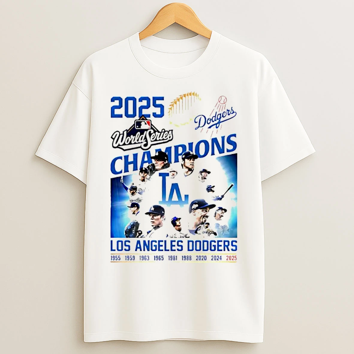 2025 World Series Champions La Dodgers Baseball T Shirts