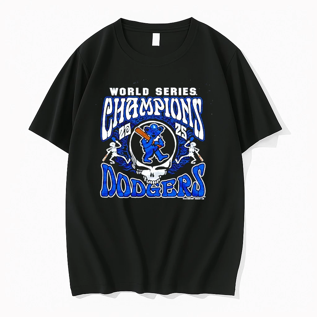 2025 World Series Champions La Dodgers Mlb X Grateful Dead Shirts